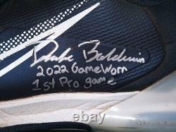 Top Prospect Drake Baldwin Fcl Braves Game Worn Used 1st Pro Game Nike Cleats