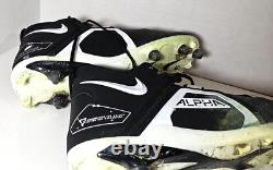 Travis Jones Baltimore Ravens DT NFL Game Worn Cleats 2022/2023 COA