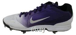 Trevor Story Autographed Colorado Rockies Game Used 2016 Nike Cleat JSA 25179