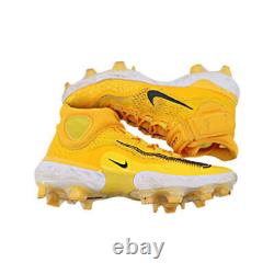 Victor Caratini Brewers Game Used 9/23 Nike Huarache Yellow Cleats 11 (MLB Auth)