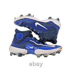 Victor Caratini Brewers Game Used 9/29/23 Nike Huarache Blue Cleats 11 MLB Auth