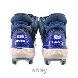 Victor Caratini Brewers Game Used 9/29/23 Nike Huarache Blue Cleats 11 MLB Auth