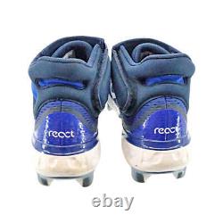 Victor Caratini Brewers Game Used Nike Huarache Blue Cleats Size 11 Caratini LOA