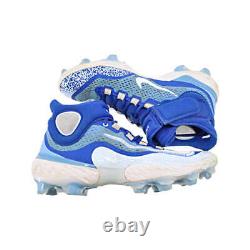 Victor Caratini Brewers Game Used Nike Huarache LightBlue Cleats 11 Caratini LOA