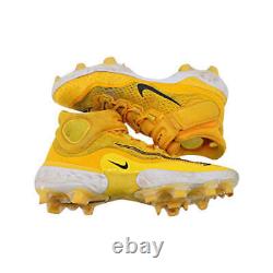 Victor Caratini Brewers Game Used Nike Huarache Yellow Cleats 11 (A)Caratini LOA