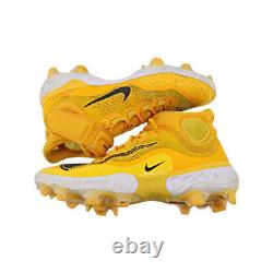 Victor Caratini Brewers Game Used Nike Huarache Yellow Cleats 11 (A)Caratini LOA