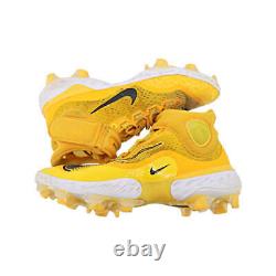 Victor Caratini Brewers Game Used Nike Huarache Yellow Cleats 11 (B)Caratini LOA