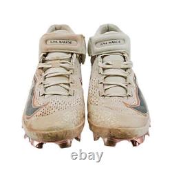 Victor Caratini Brewers Game Used Nike Jackie Robinson Day Cleats Size 11 (MLB)