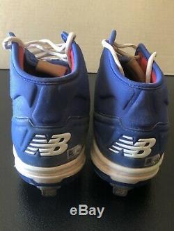 Victor Catatonic Chicago Cubs Game Used Cleats MLB COA 10/1/17 v. Reds