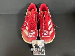 Victor Scott St Louis Cardinals Auto Signed 2024 Game Used Cleats