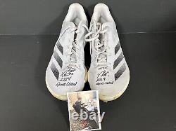 Victor Scott St Louis Cardinals Auto Signed 2024 Game Used Cleats