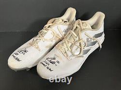 Victor Scott St Louis Cardinals Auto Signed 2024 Game Used Cleats