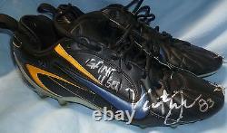 Vincent Jackson GAME USED Signed Chargers Cleats PSA/DNA COA Buccaneers Auto'd