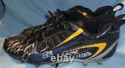 Vincent Jackson GAME USED Signed Chargers Cleats PSA/DNA COA Buccaneers Auto'd