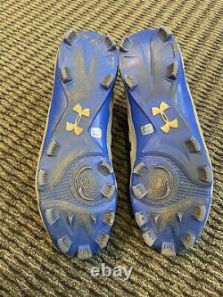 Vladimir Guerrero Jr. Toronto Blue Jays Game Used Cleats 2020 LOA Excellent Use