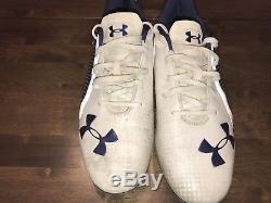 WILL FULLER #7 Notre Dame Vs Navy 2015 Game used Cleats Respect Honor Tradition