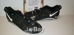 Wade Boggs New York Yankees Game Used Autograph Cleats Hof All Star