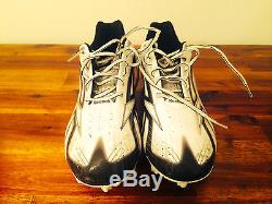 William Gay 2010 Game Used Pittsburgh Steelers Cleats