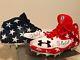 Wisconsin Badgers Chris Borland Game Used/Worn Cleats Senior Bowl 2014 49ers