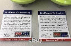 Yasiel Puig Dodgers Signed Game Used Cleats Benches Clear Puig Hologram Psa/dna